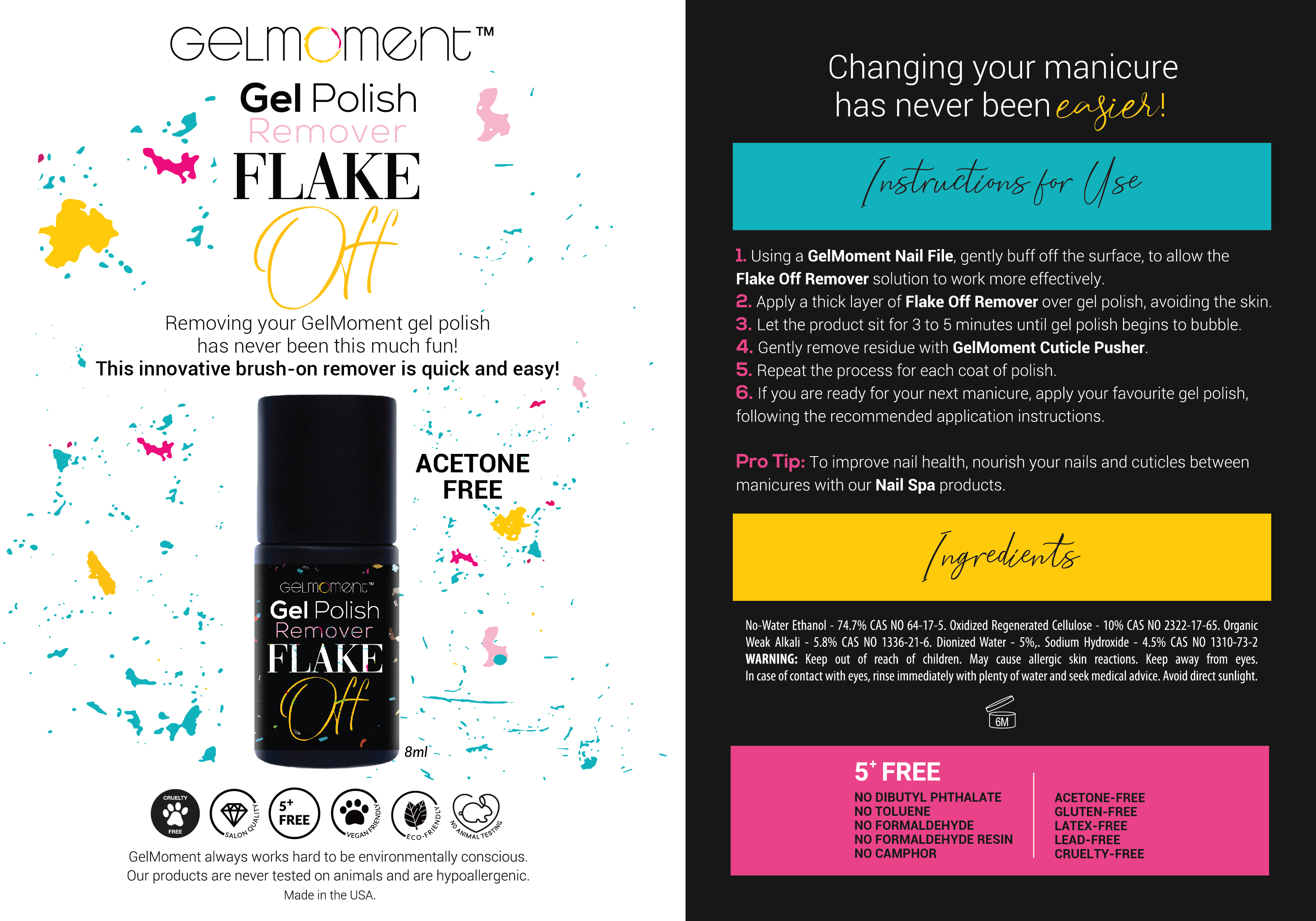Flake Off Gel Remover